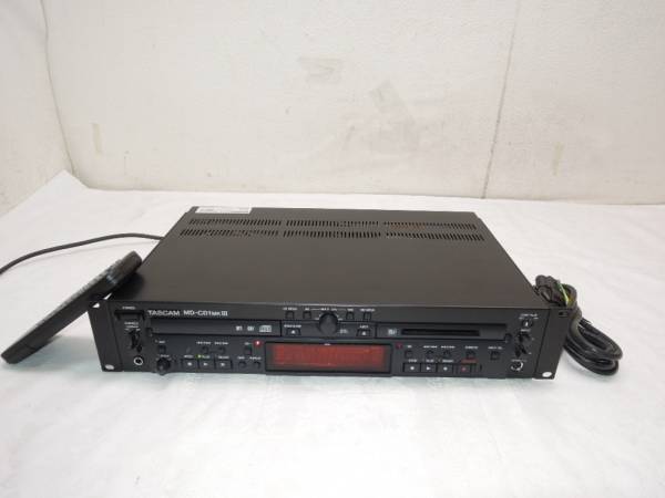 781 ☆ TASCAM CD/MDデッキ MD-CD1MKIII 難あり ☆