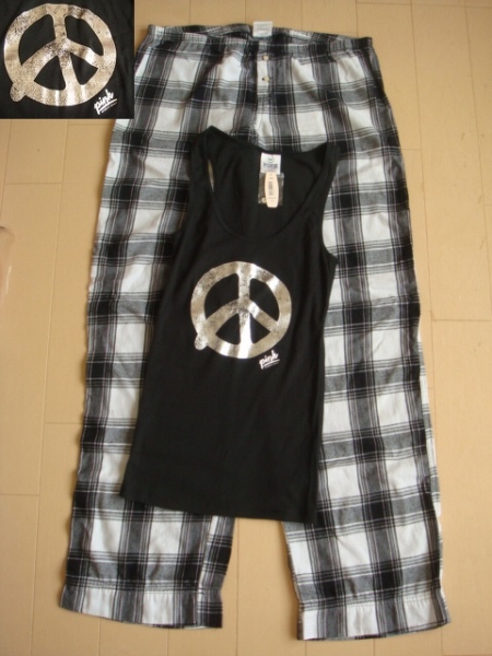 ヴィクトリアシークレットPINK タンクトップ PJパンツ 部屋着