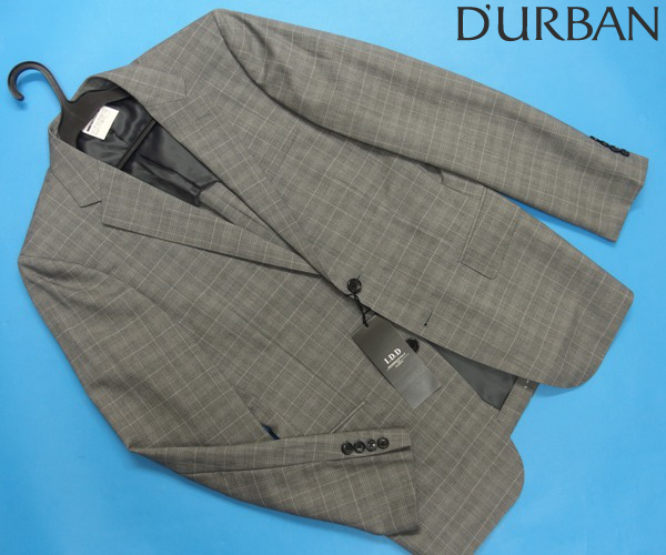 新品2.9万★ダーバン 日本製 春夏ウインドペンジャケットY7/XL灰