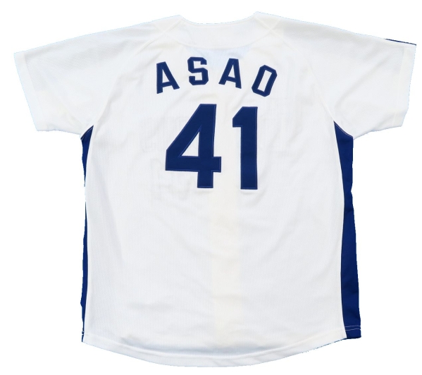 ミズノ製☆中日ドラゴンズ 浅尾拓也 ホーム・ユニフォームM-L