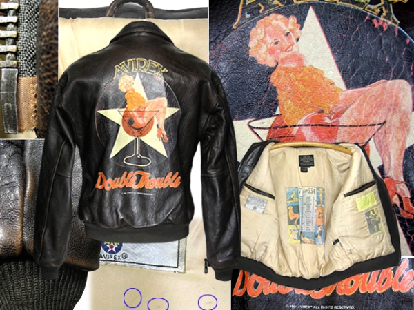 アビレックス(AVIREX)A-2レザーフライトジャケット Ｌサイズ相当