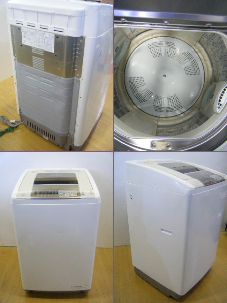 I6◇8.0kg！HITACHI 日立 タテ型洗濯乾燥機 BW-D8JV 2011年製