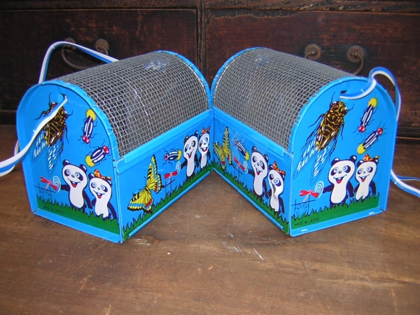 昭和レトロ 可愛いパンダの虫かご ブリキ ２個セット 雑貨 売買されたオークション情報 Yahooの商品情報をアーカイブ公開 オークファン Aucfan Com
