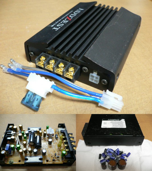 ADDZEST アゼスト A-90 2chアンプ小型(ミニ) コンデンサ交換済み 