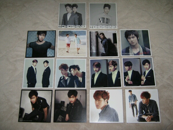 東方神起 ユノ&チャンミン ジャケカ【14枚】美品 ★送料無料★_1