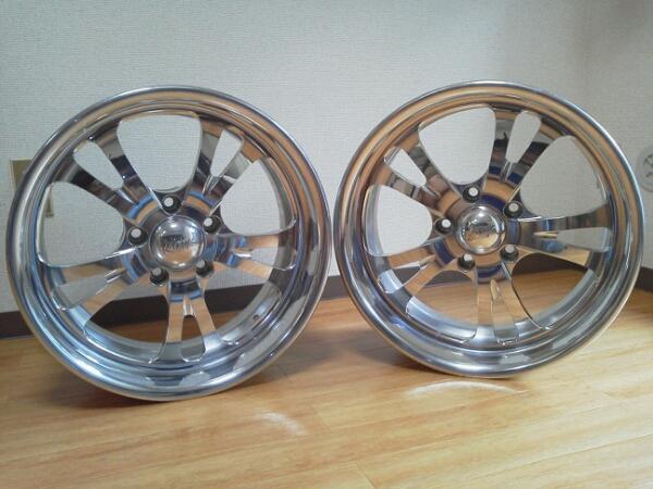 アストロ サバー シェビー 8J 深リム PCD127 美品 未使用 売り切