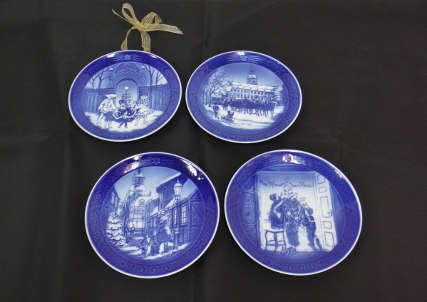 【中古】☆ロイヤルコペンハーゲン イヤープレート 4枚セット☆