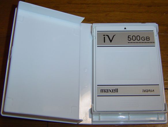maxell iVDR-S カセットHDD 500GB M-VDRS500G.C500GB