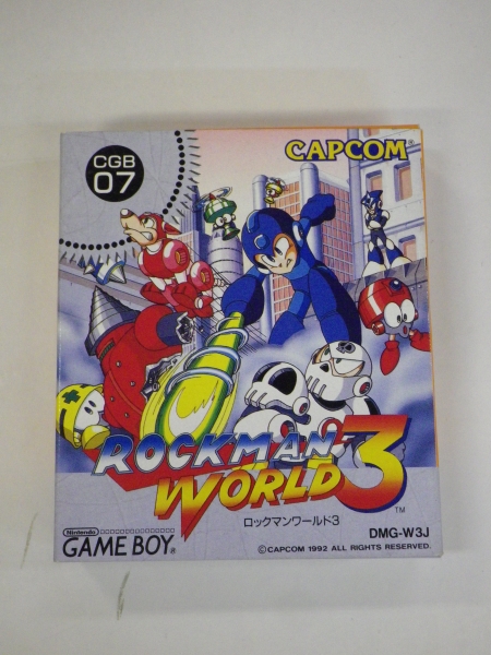 12220■ 箱.説明書付 GB ロックマンワールド3 カプコン