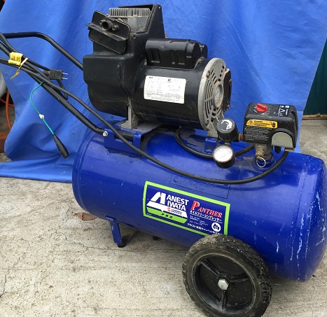 アネスト岩田 オイルフリーコンプレッサー☆WL702801AJ☆中古 