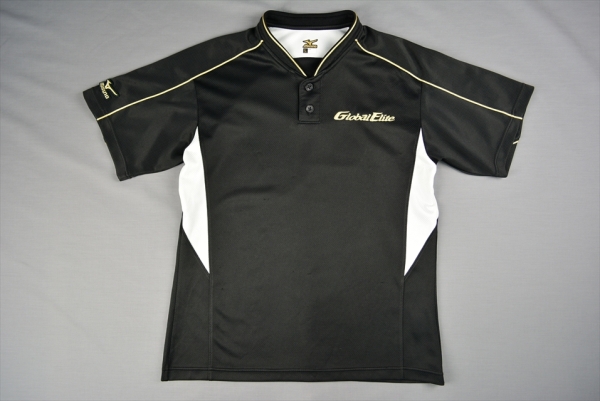 w219 ミズノGlobalElite 野球 アイスタッチ 立襟 半袖BBシャツ L
