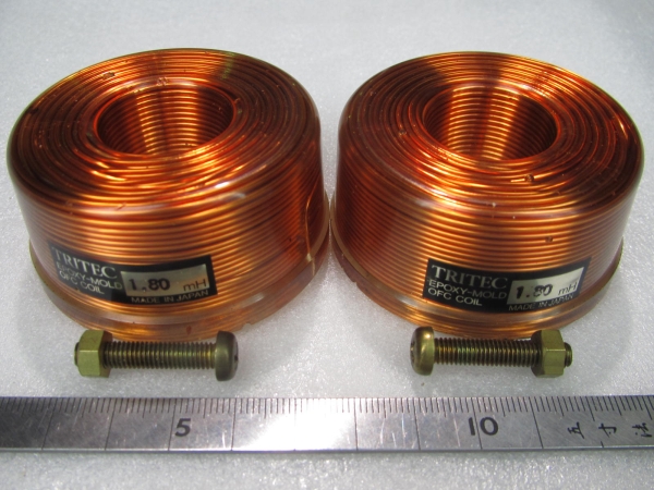 TRITEC トリテックネットワーク用OFC空芯コイル１，８ｍH ２個