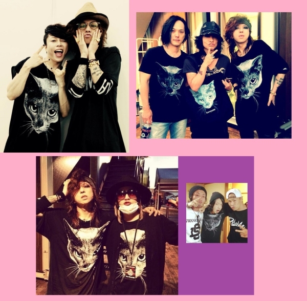 BOYS ONLY限定！清春◇黒夢CAT◇BIG Tシャツ猫hydeマオVAMPSシド(T