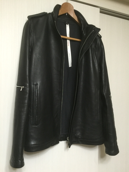 WJK ラムレザー ライダースジャケット サイズS 黒 WJK ラムレザー 
