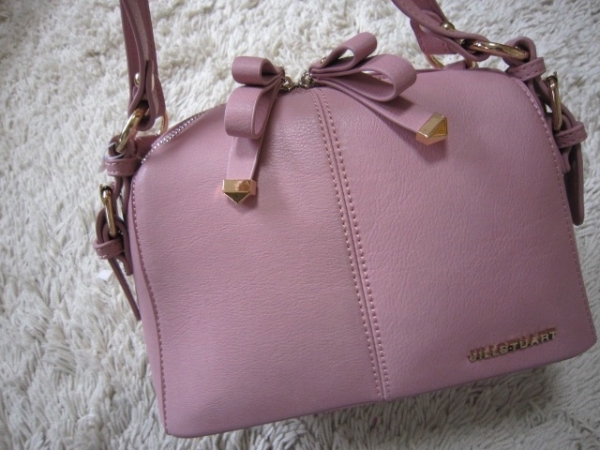 新品タグ付2015秋冬★リボンノットバックピンクジルスチュアート