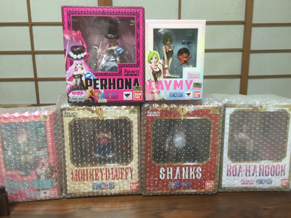 ワンピース☆フィギュアーツZERO☆8体セット（ボニーミホーク等