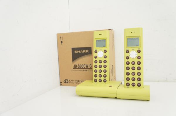 SHARPシャープ デジタルコードレス電話機 JD-KS05CW 子機1台付