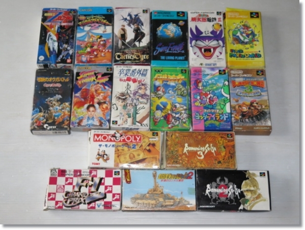 ◇箱付き◇SFC/スーパーファミコン用ゲームソフト17本セット
