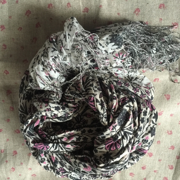 EPICE エピス 大判ストール ベージュ花柄　ジャーナル購入