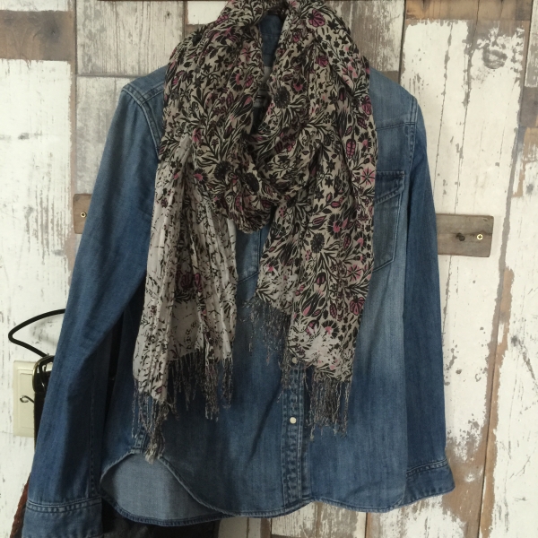 EPICE エピス 大判ストール ベージュ花柄　ジャーナル購入