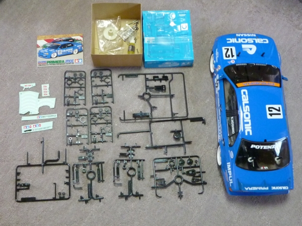タミヤ　カルソニック　プリメーラ　ＦＦ01ラジコン　ビンテージ タミヤ 電動 RC FF01 カルソニック プリメーラ 完成品(田宮模型)｜売買