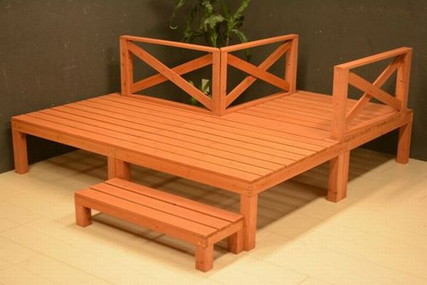 OZ2-45^天然木ウッドデッキ セット新品 展示品アウトレット1円