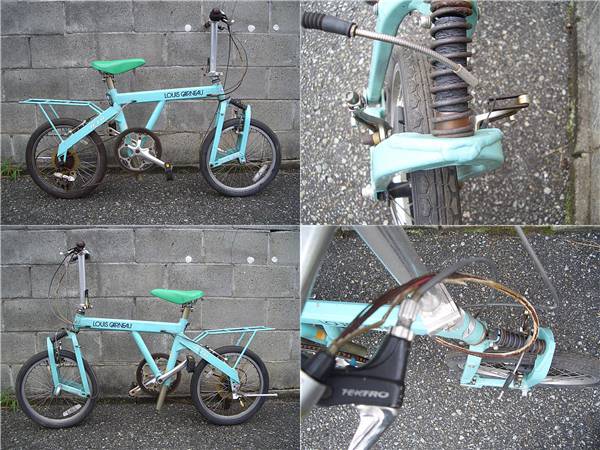 ○ルイガノ JEDI-18 折りたたみ自転車 320mm 18インチ アルミ○(18