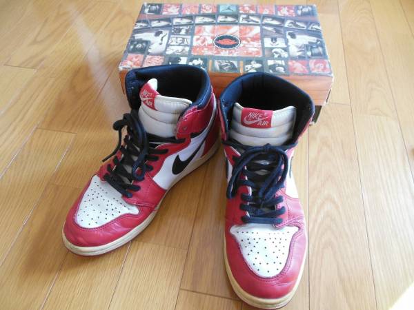 ☆レア NIKE AIR ジョーダン 1 白/赤 26.0cm JORDAN 1st ナイキ