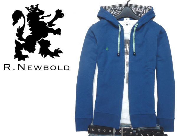 新品▼ R.NEWBOLD ポールスミス▼ 切替 ジップアップパーカ(M)