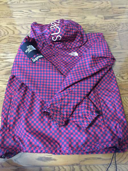 SUPREME × THE NORTH　FACE 2011SS マウンテンパーカ　RED L