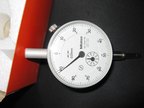 新品　ミツトヨ　超硬測定子付ダイヤルゲージ　2046-08Ｗ_2
