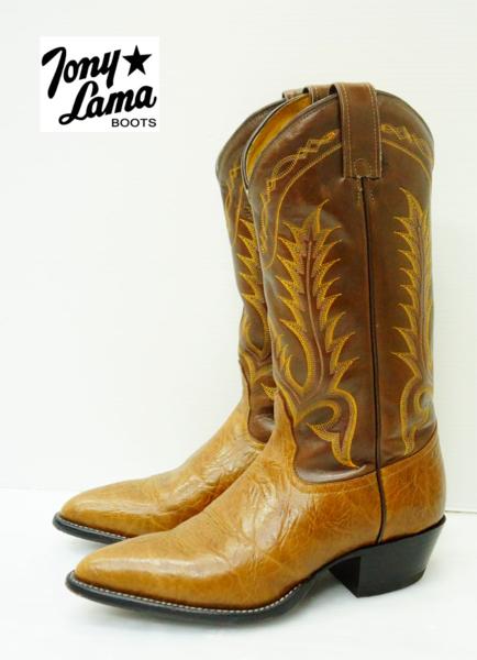 Tony Lama　トニーラマ ウェスタンブーツ 7 1/2C 美品 as1528