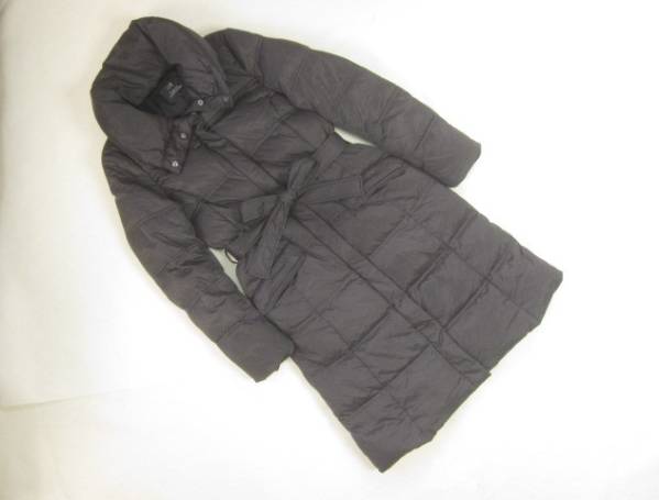 23区 オンワード樫山 ダウンコート 38 ブラウン 美品 ダウン90%