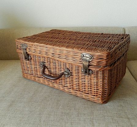 フランス蚤の市購入♪アンティークバスケット