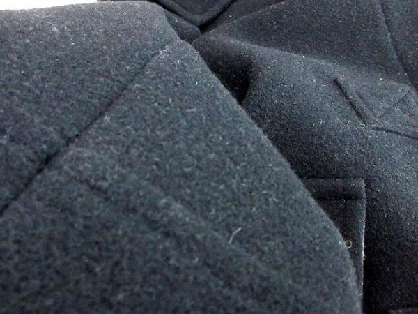 BURBERRY BLUE LABEL ダッフルコート ウール 裏チェック 黒 40