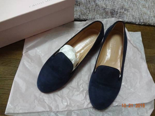 ＦＡＢＩＯ　ＲＵＳＣＯＮＩ☆トレトレ　ネイビーフラット３６