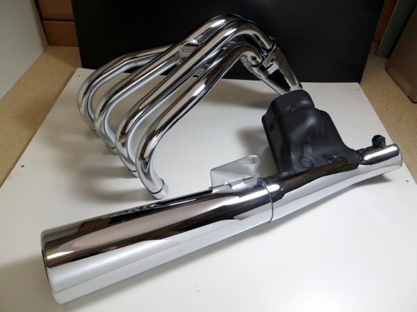 □ゼファー400χ 純正 マフラー 美品 KHI K 458(マフラー本体（純正