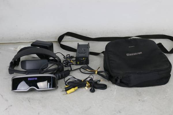 O63●SONY ヘッドマウントディスプレイ Glasstron PLM-50 現状