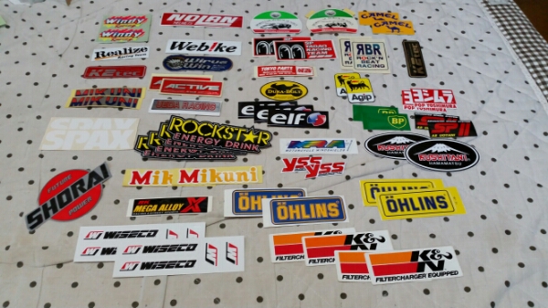 スポンサー ステッカー バイク クルマ シール デカール 110枚