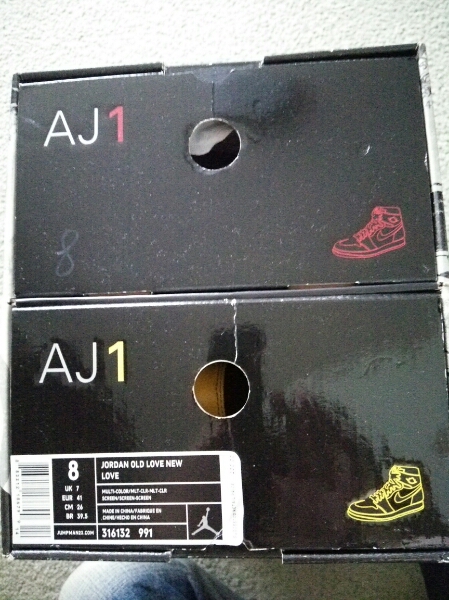 AIR JORDAN NIKE OLD LOVE NEW LOVE BMP つま黒 26cm 新品