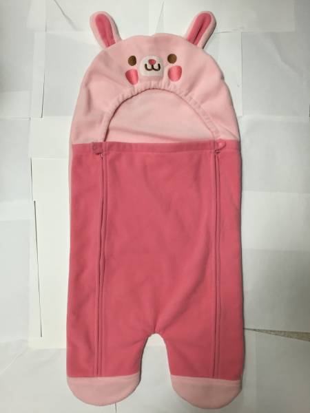 ★美品★うさぎちゃんのあったか♪スリーパー　おくるみ　50~80_1