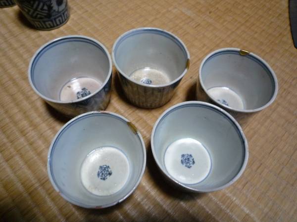 ■魁　時代　蕎麦猪口（五客）_1