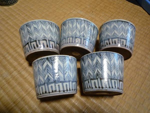 ■魁　時代　蕎麦猪口（五客）_2