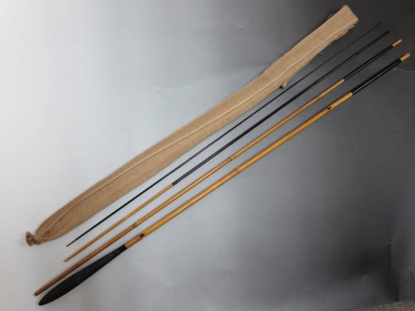 紀州銘竿 至峰 11尺 ヘラ用 竹竿 中古16大22
