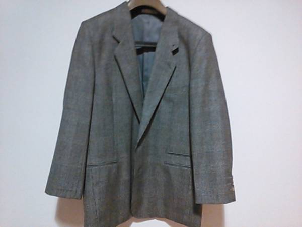 美品　PAPAS　グレー・グレンチェック♪