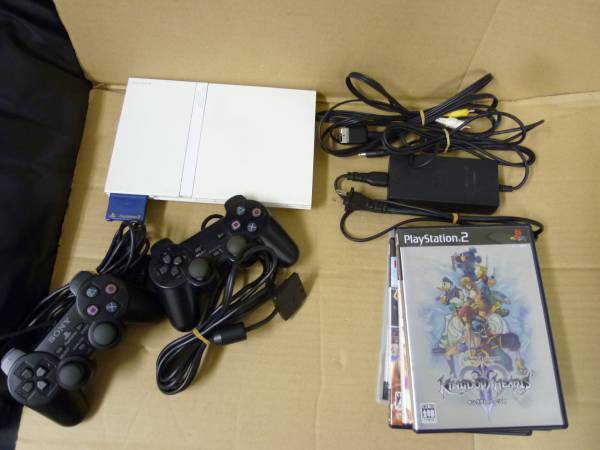 ソニー　薄型PS2本体とソフト　SCPH-77000
