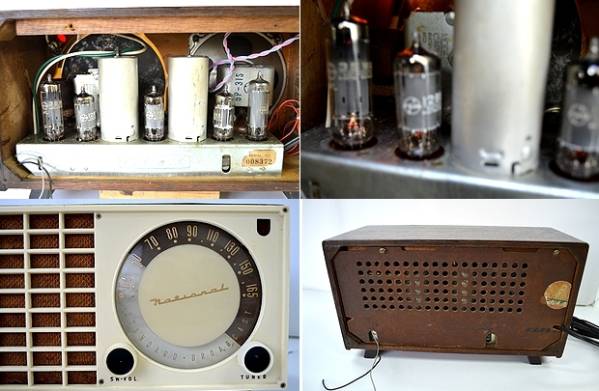 ナショナル/National真空管ラジオDL-380型 ★動作品