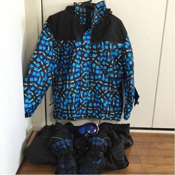 ビジョン スキーウェア メンズ M イグニオ 手袋 ゴーグル セット