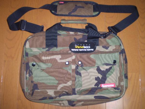Supreme 迷彩 ショルダーバッグ CORDURA SUPREME ショルダーバッグ ブリーフケース 迷彩新品未使用品(かばん