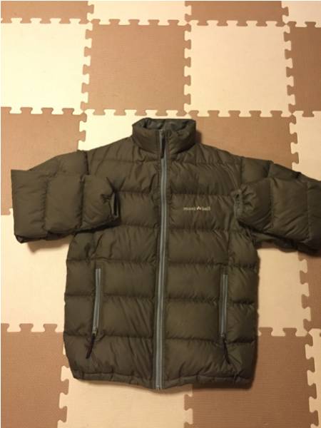 モンベル 茶 ダウンジャケットXS_1
